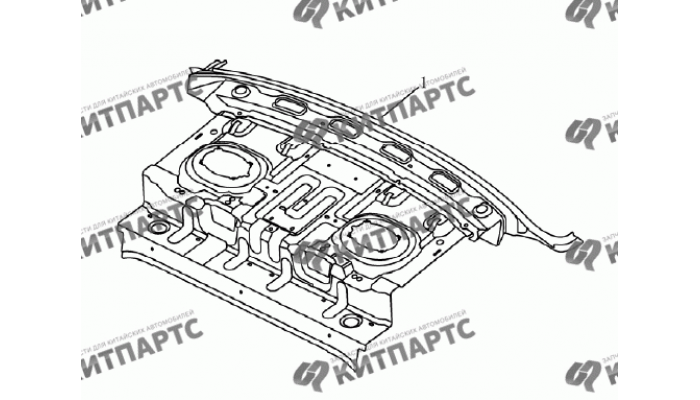 Панель багажника (седан) Geely Emgrand (EC7)