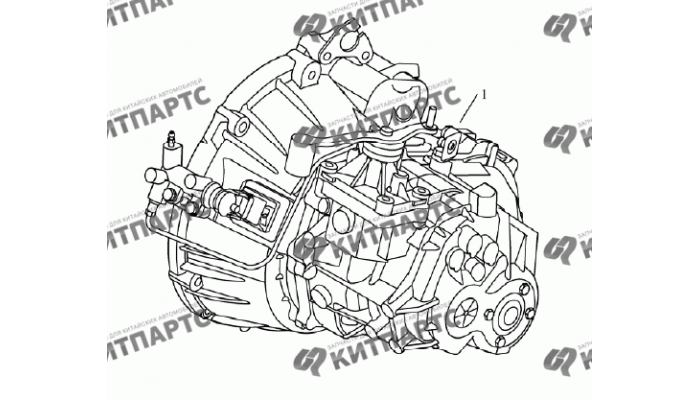 Коробка передач S170B в сборе Geely